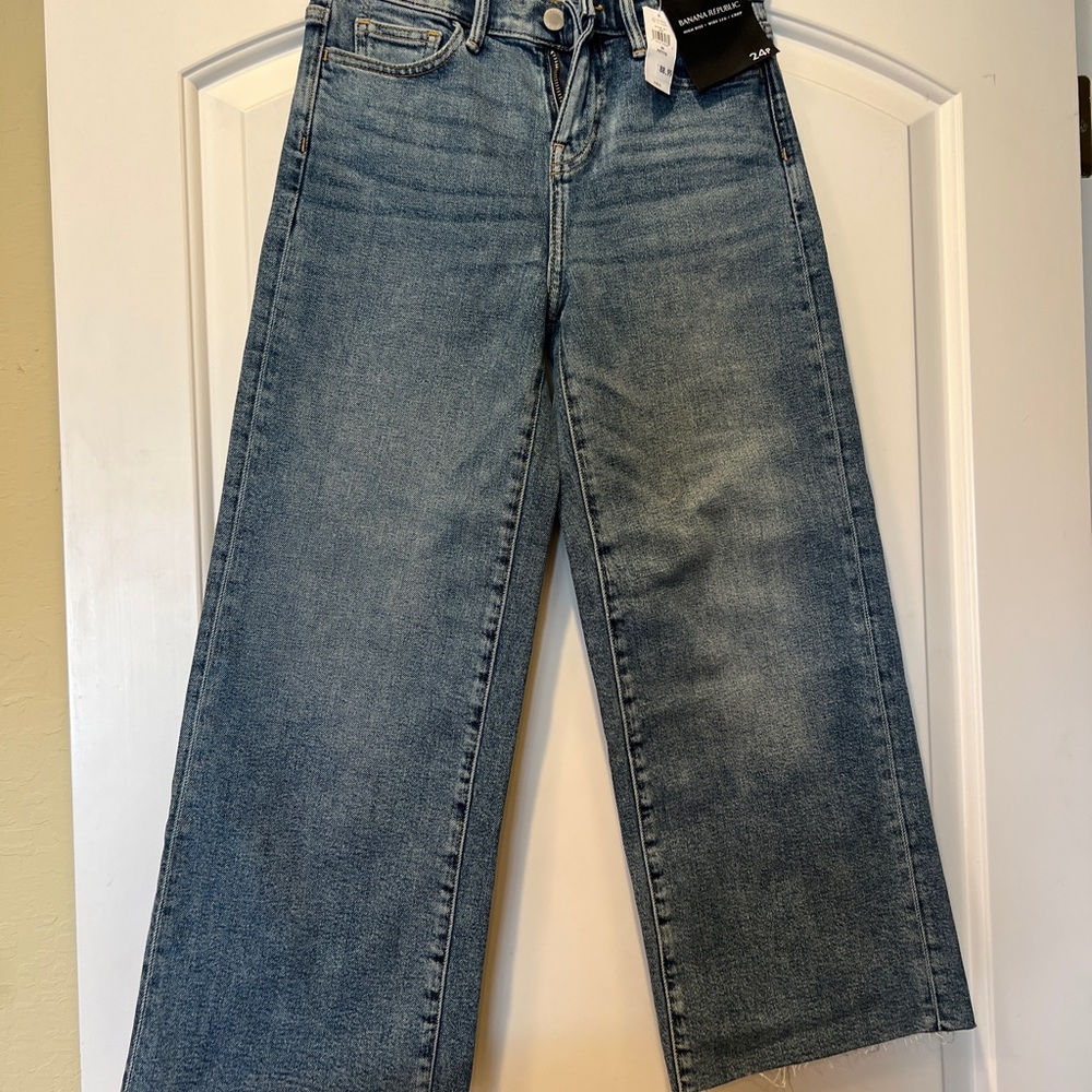 Wide leg jeans